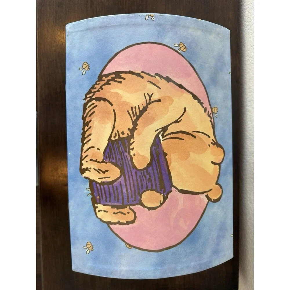 Classic Winnie The Pooh Storage Trunk Chest Box Vintage GUC